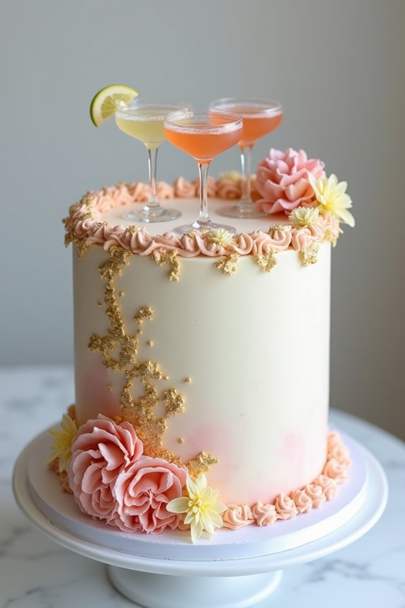 alcohol themed birthday cake designs