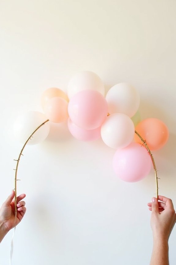 balloons create stunning arch
