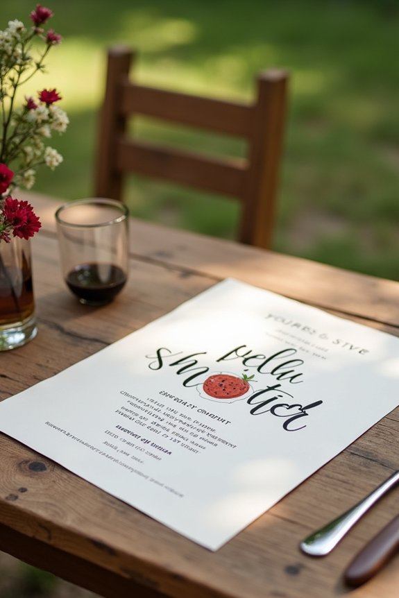 bbq invitation style tips