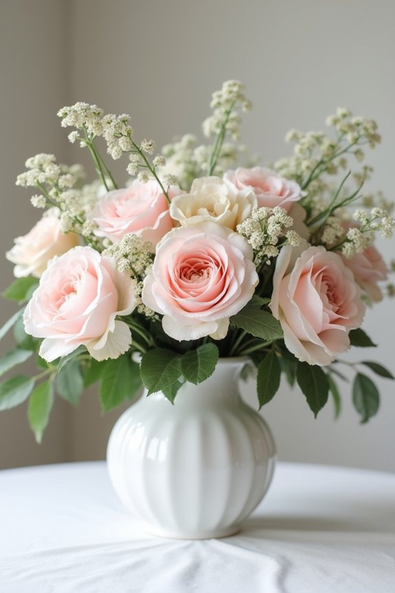 blush pink floral elegance