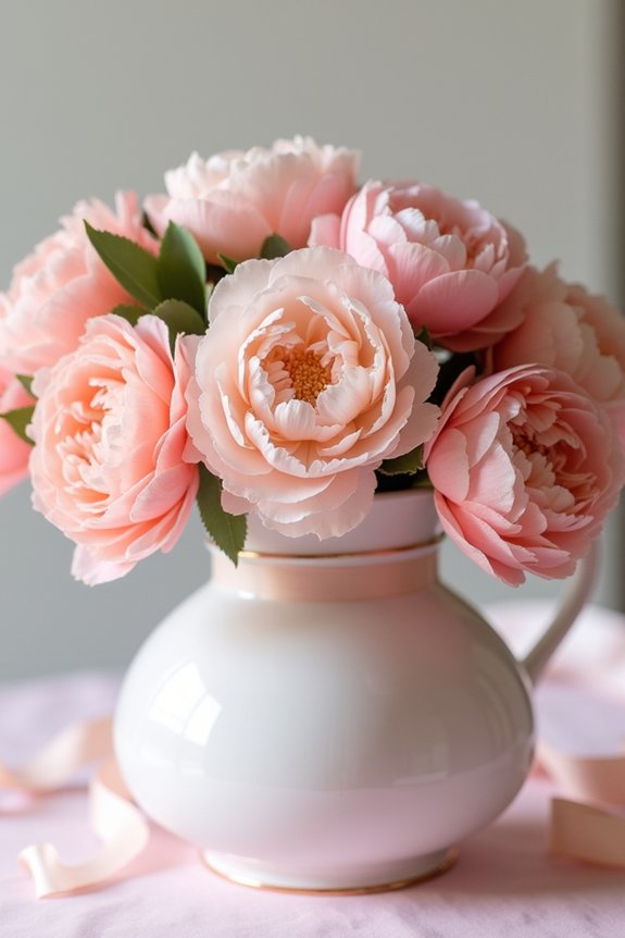 blush pink texture blending