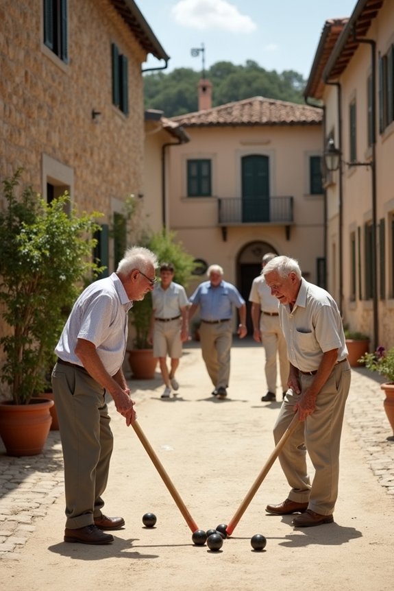 bocce unites tuscan communities
