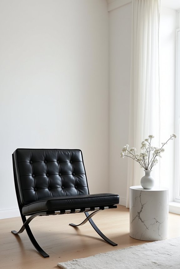 bold black and white furniture