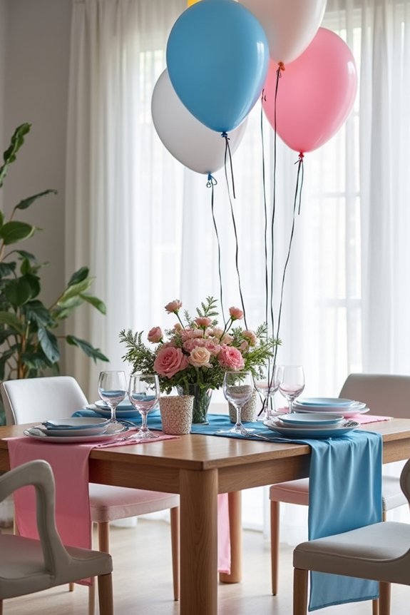 bold blue and pink