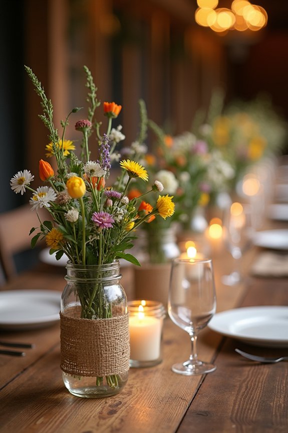 budget friendly mason jar decorations