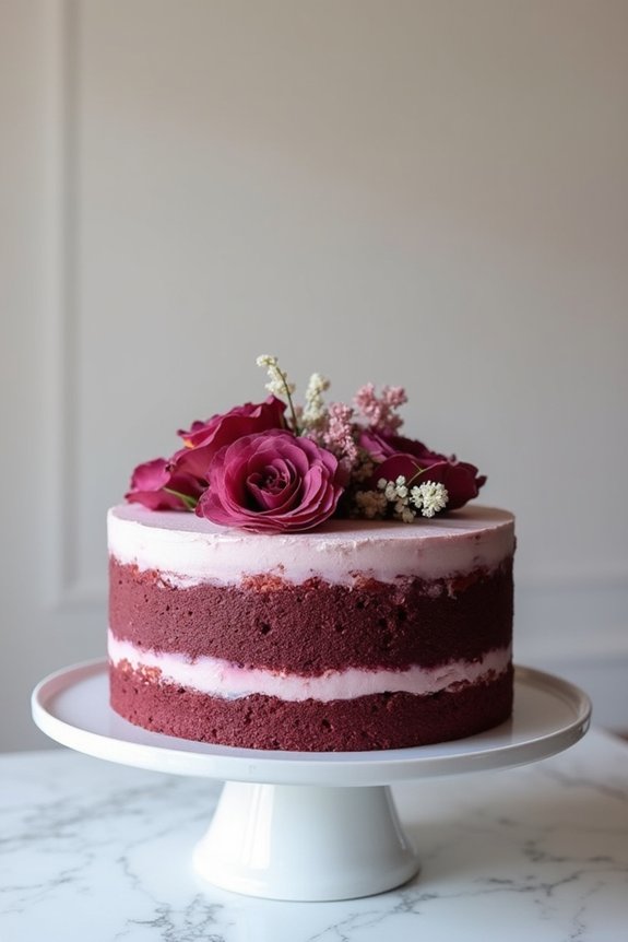 burgundy cake celebration ideas