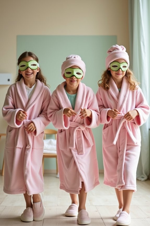 calming spa themed relay races