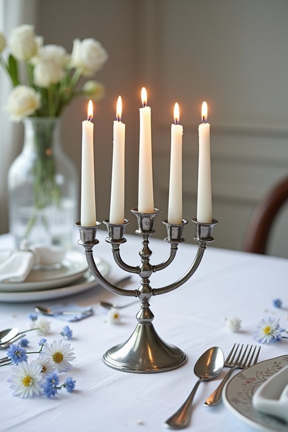 candles symbolize hope and tradition