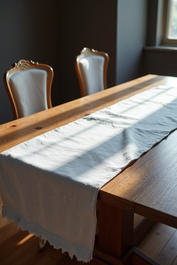 celestial themed table linens