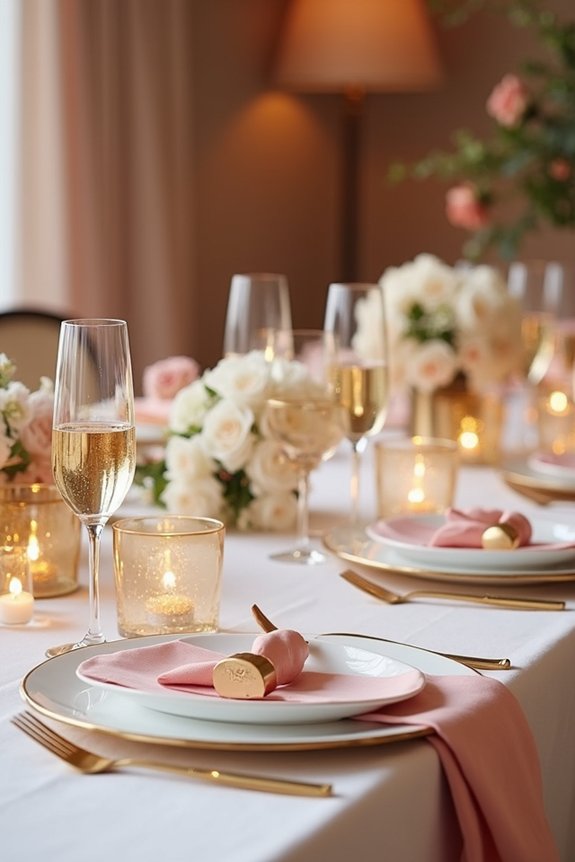 champagne party backdrop ideas