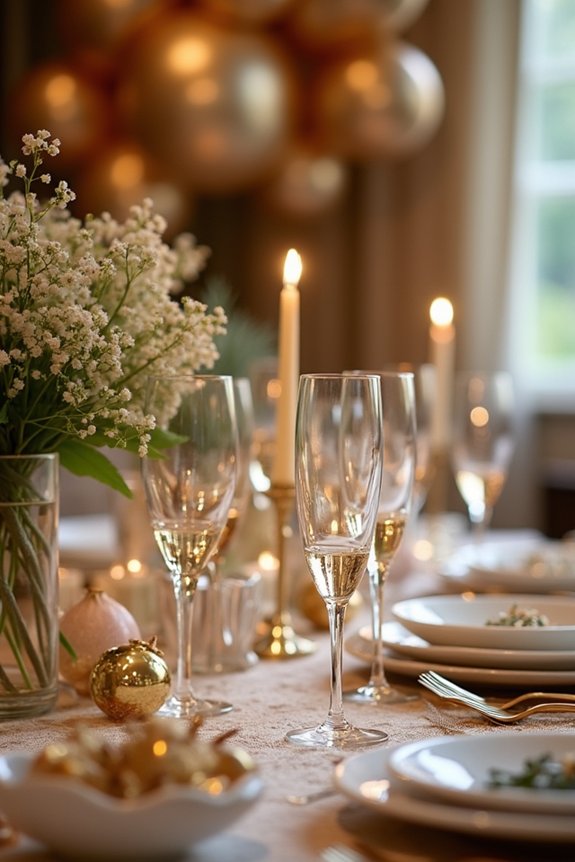 champagne party decoration essentials