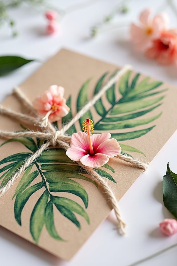 charming diy luau invitations