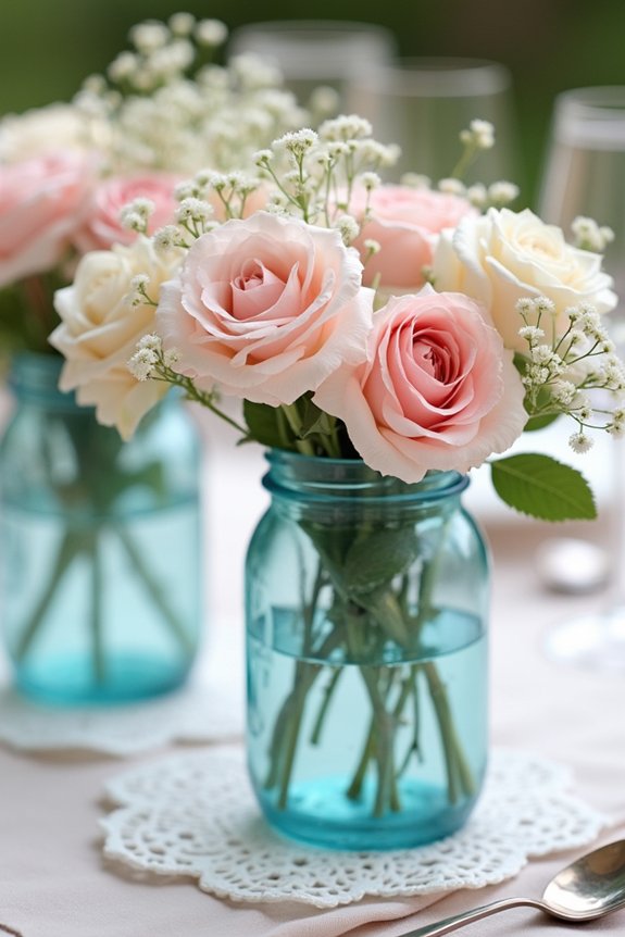 charming diy mason jar centerpieces