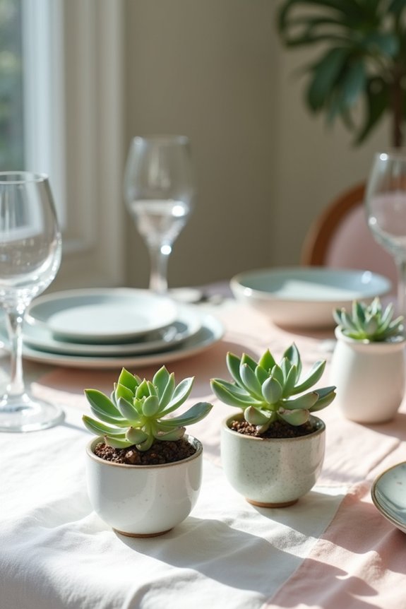 charming potted plant favors