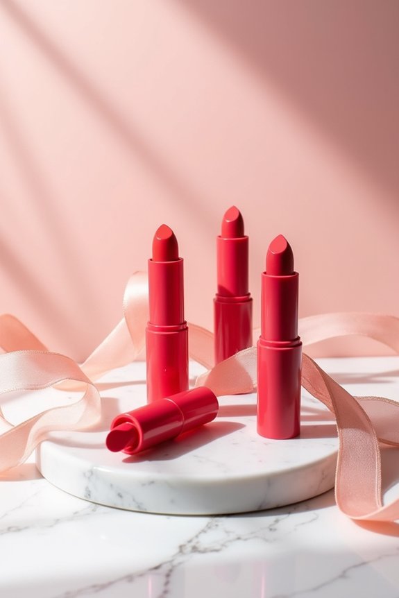 charming red lip balm favors