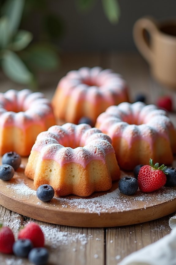 charming shareable mini cakes