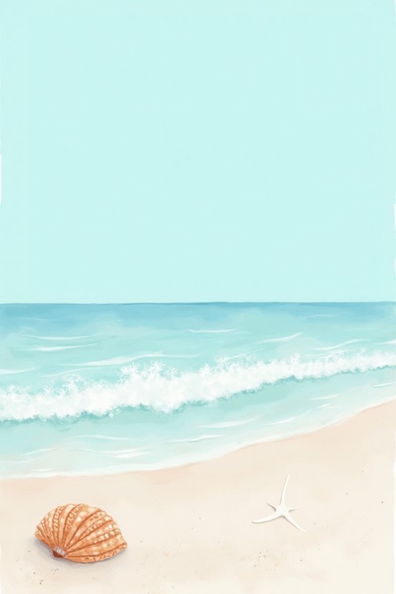 chic minimalist beach invitations