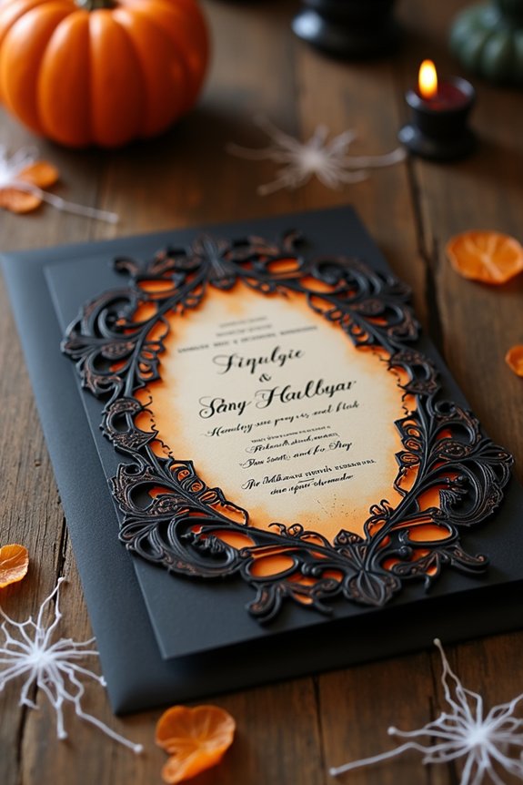choose festive halloween invitations