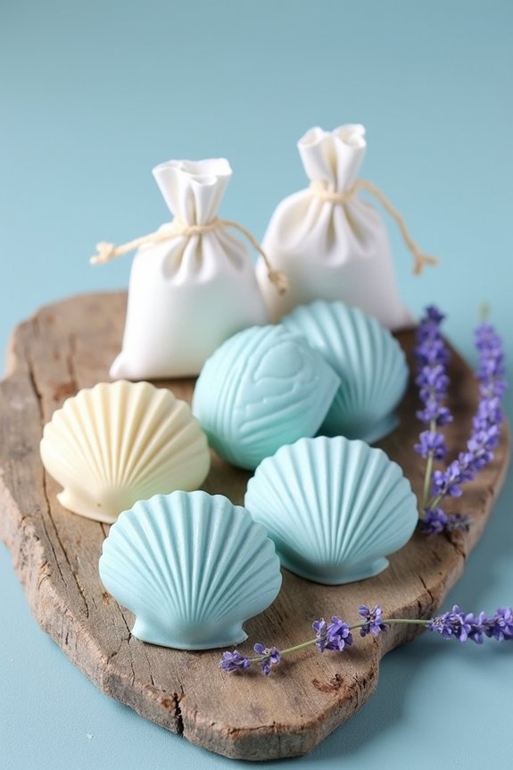 coastal scented sachets and soaps