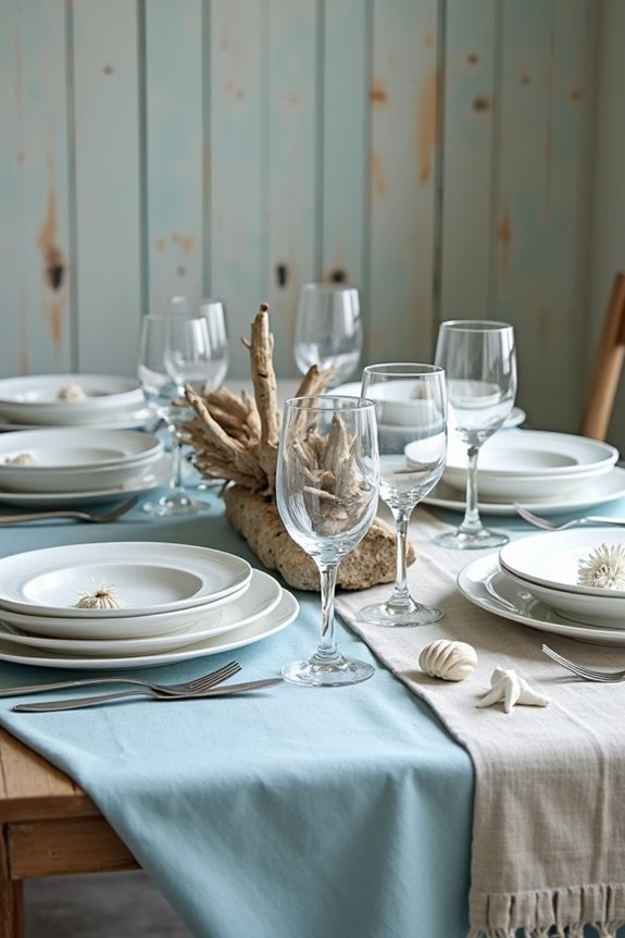 coastal tablescape foundational elements