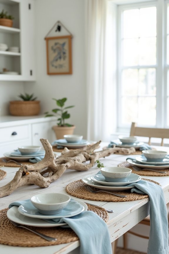 coastal textures and linens