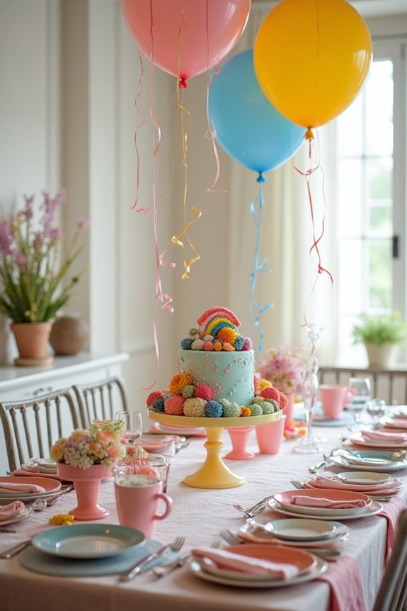 colorful celebration party ideas