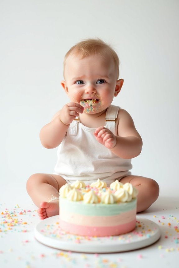 colorful first birthday celebrations