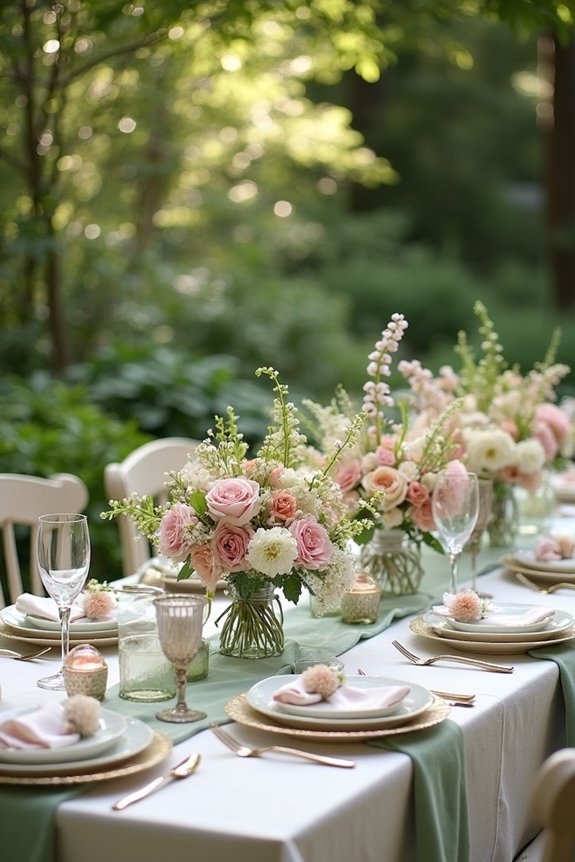 colorful garden party aesthetics