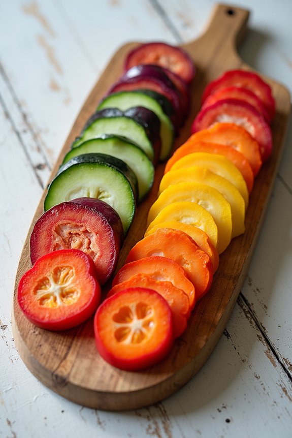 colorful veggie platter inspiration