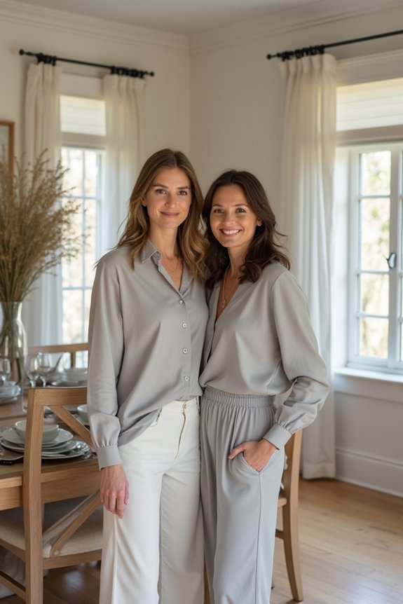 comfortable glamorous anniversary outfits