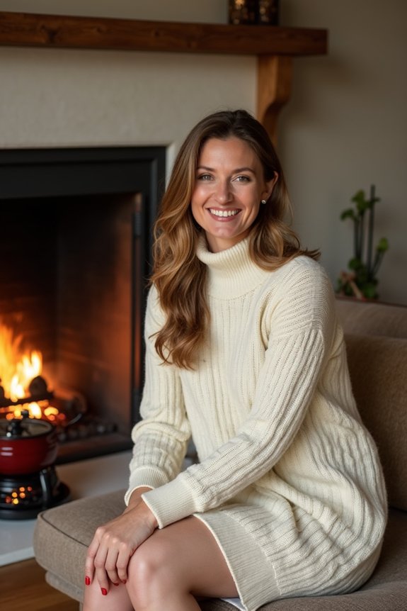 comfortable style for fondue