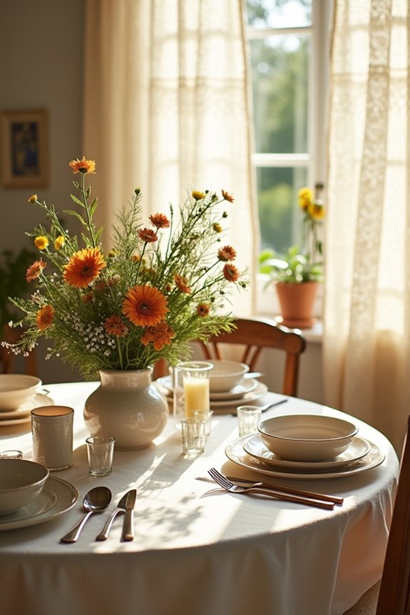 cottagecore tablescape essential elements
