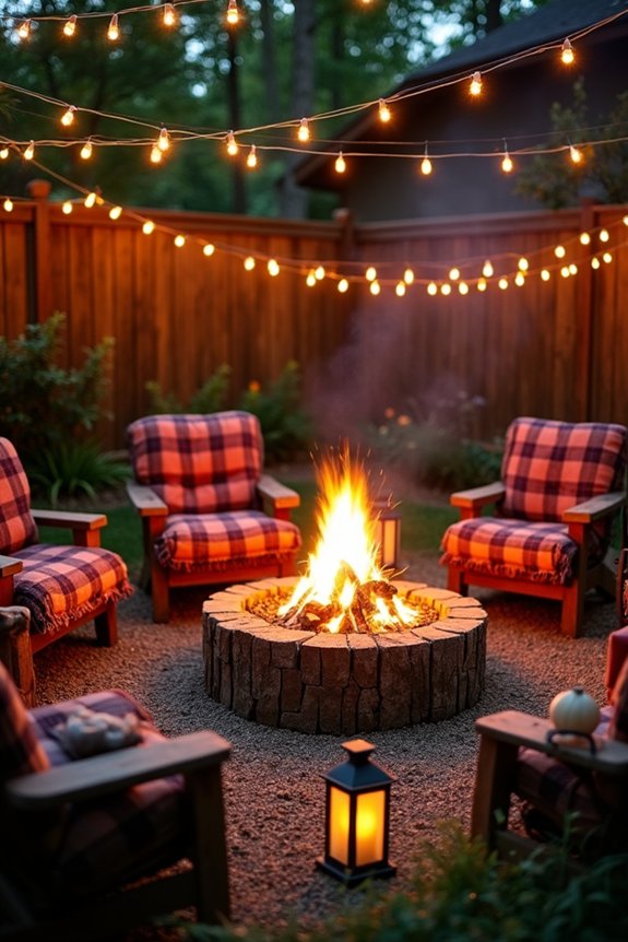 cozy diy bonfire decorations