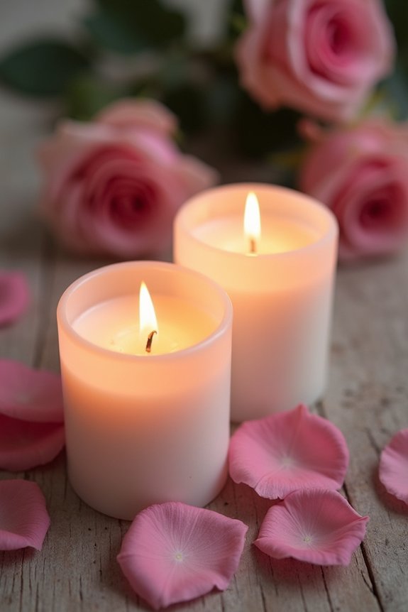 cozy diy candle arrangements