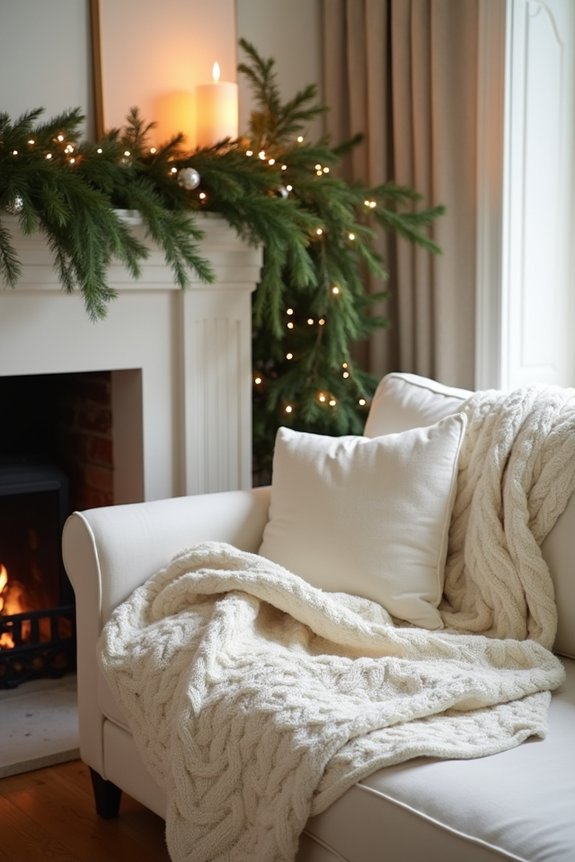 cozy indoor christmas settings