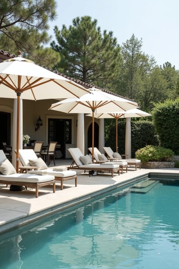 cozy seating and shade