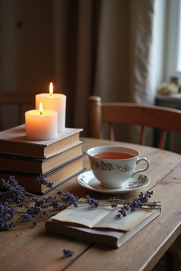 cozy simple intimate atmosphere