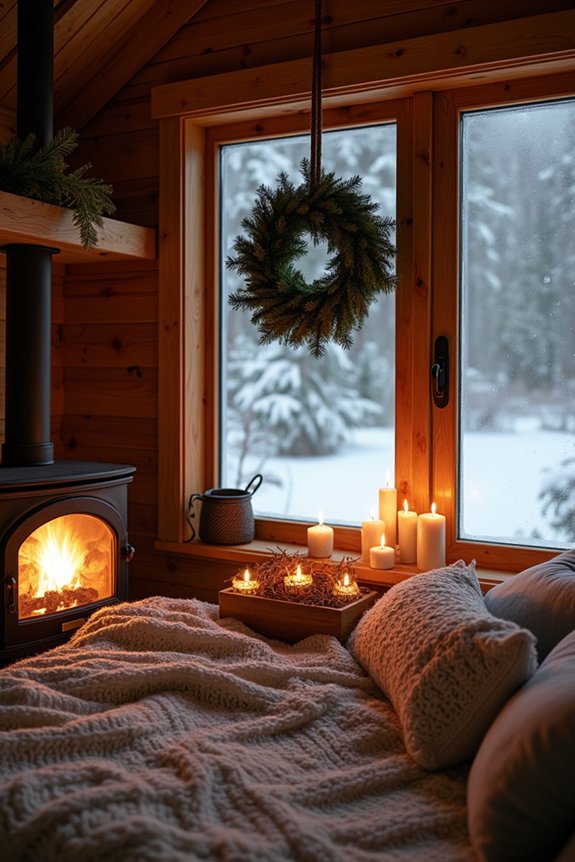 cozy winter solstice celebrations