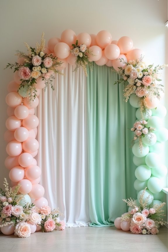 creative baby shower backdrops