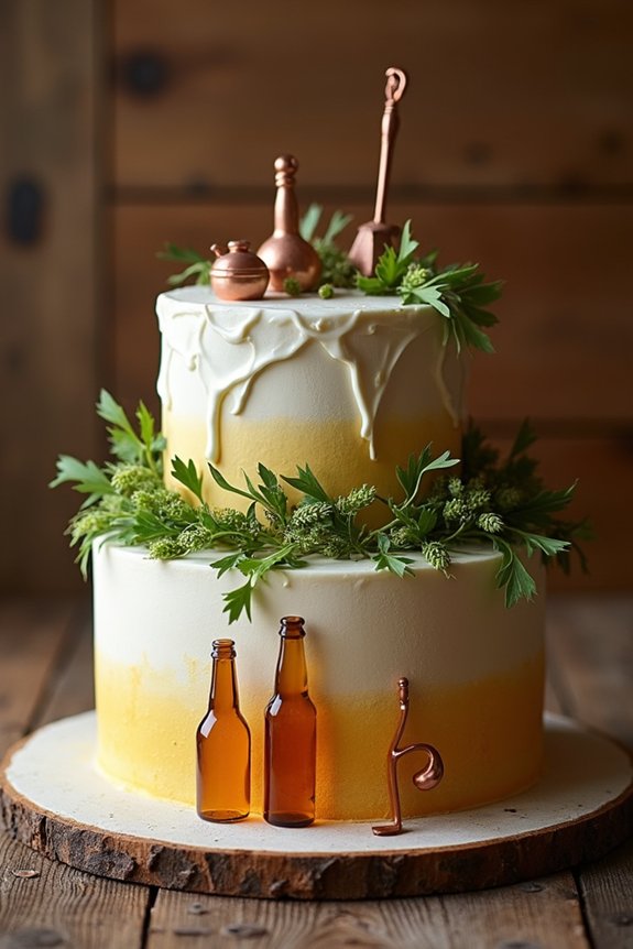 creative beer cake decorations