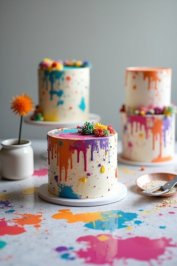 creative cake painting ideas
