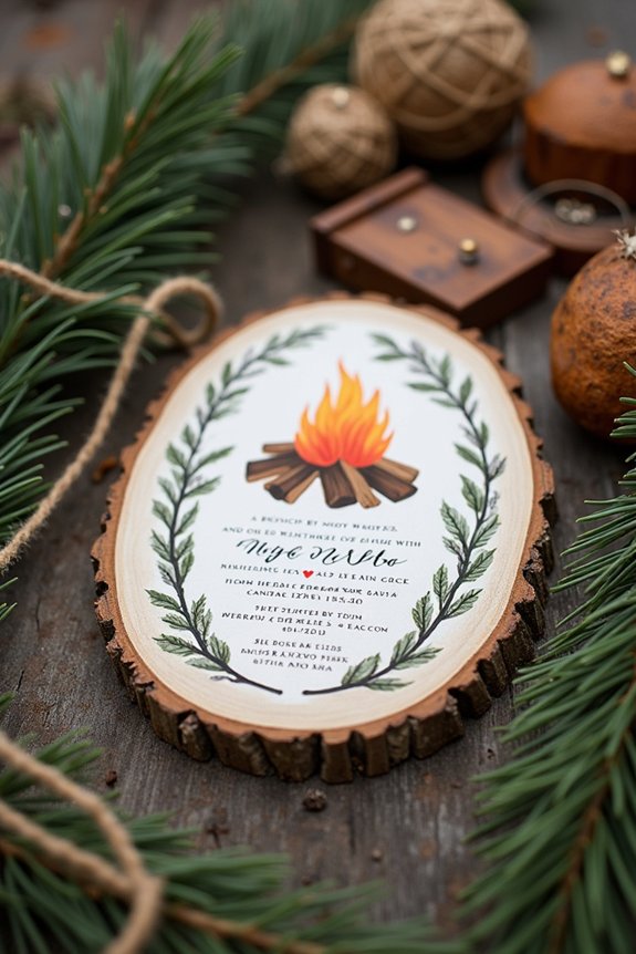 creative camping invitation ideas
