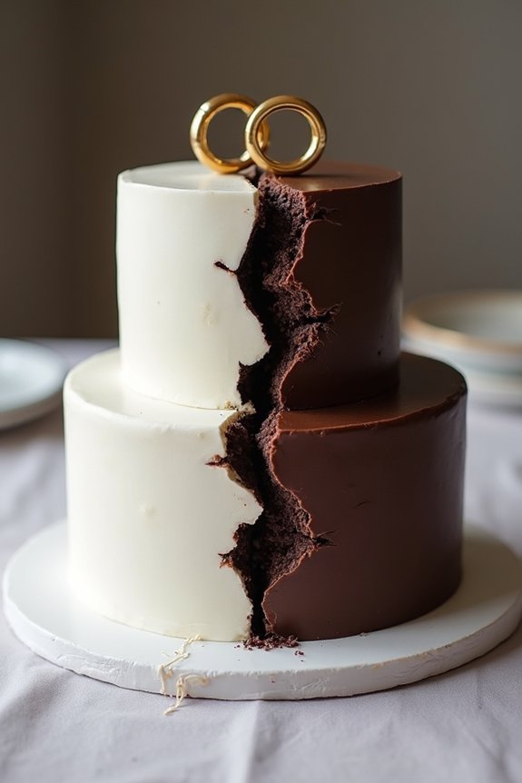 creative divorce cake designs