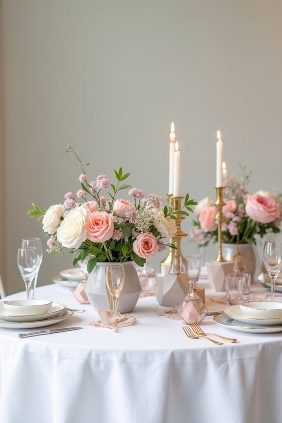 creative gender reveal centerpieces