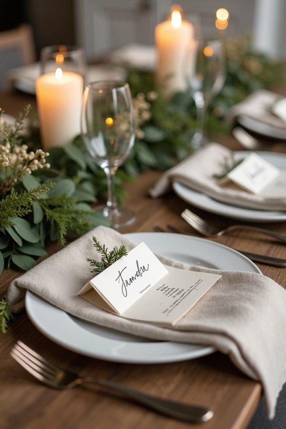 creative place card arrangements