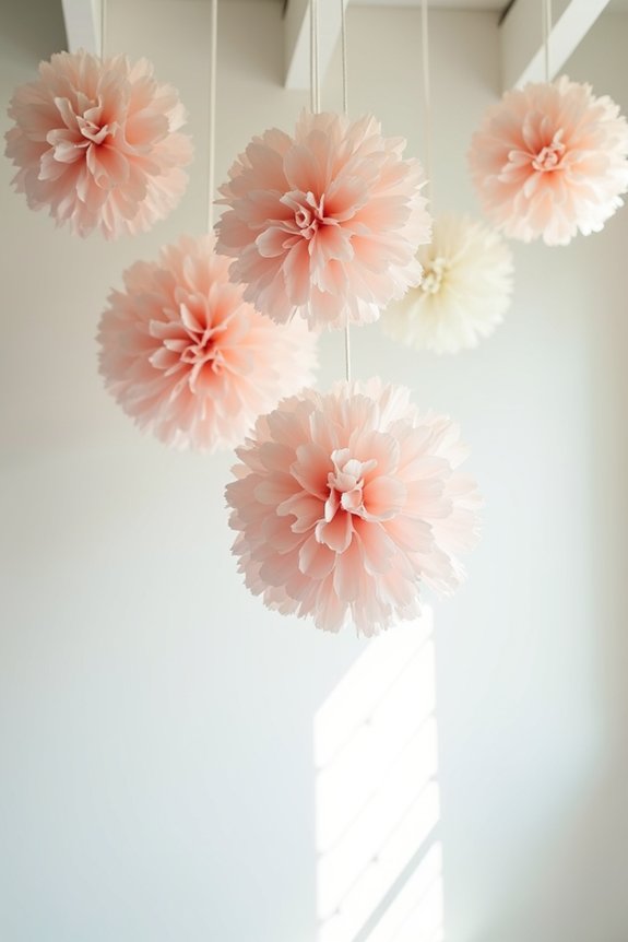 creative pom pom displays
