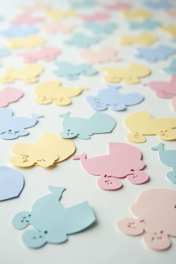 customizable baby shower confetti