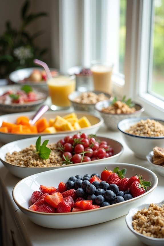 customizable breakfast bar experience