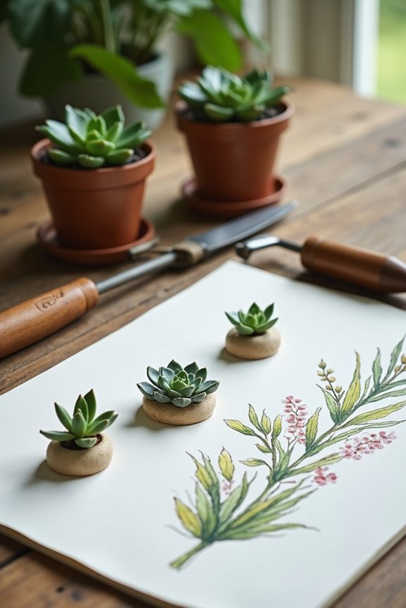 customizable garden plant markers