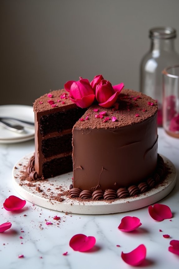 decadent chocolate cake indulgence